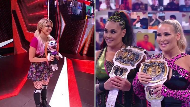 Alexa Bliss interferes as Natalya and Tamina retain the Women's Tag Team Titles on RAW