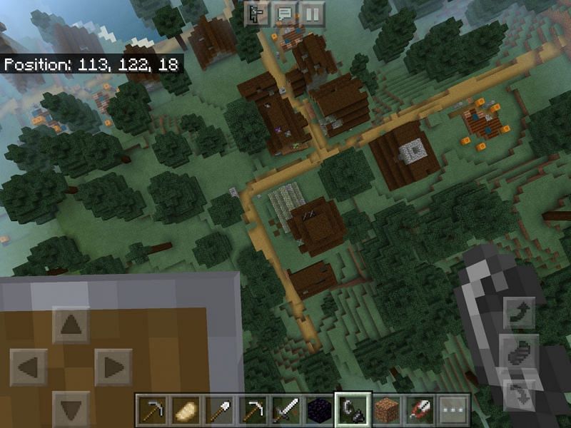 Abandoned taiga village (Image via Minecraft-seeds)