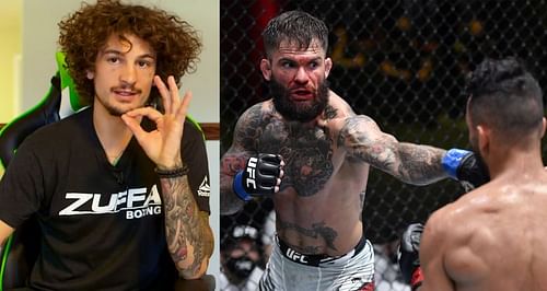 Sean O'Malley (Left) and Cody Garbrandt at UFC Vegas 27 (Right)