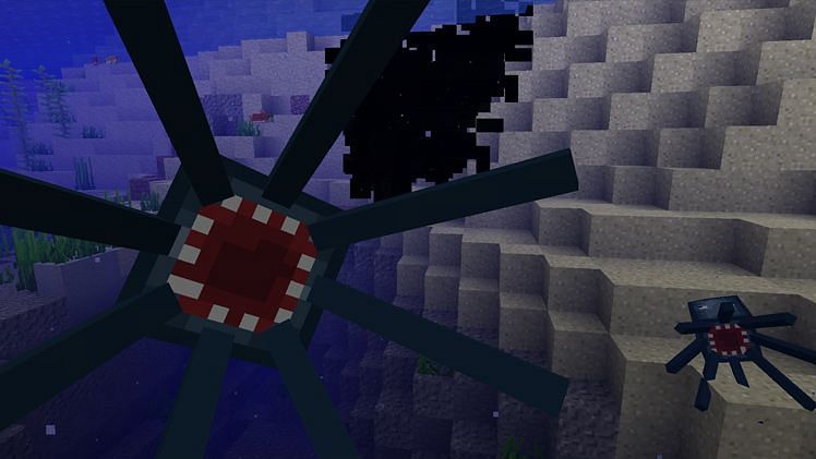 Squid with ink sac (Image via Minecraft)