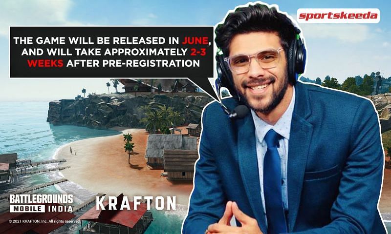 Ocean Sharma had some positive news for Battlegrounds Mobile India fans (Image via Sportskeeda Esports)