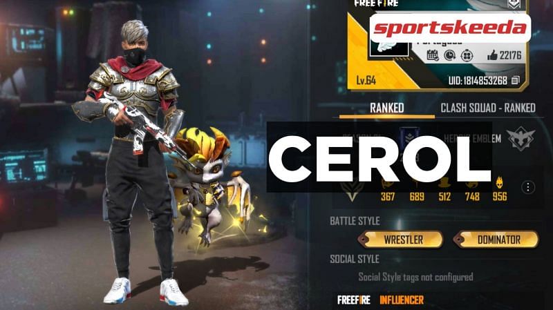 Cerol is the co-founder of Fluxo Esports, a Brazilian Free Fire organization