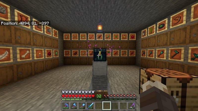 A neatly organized room with barrels