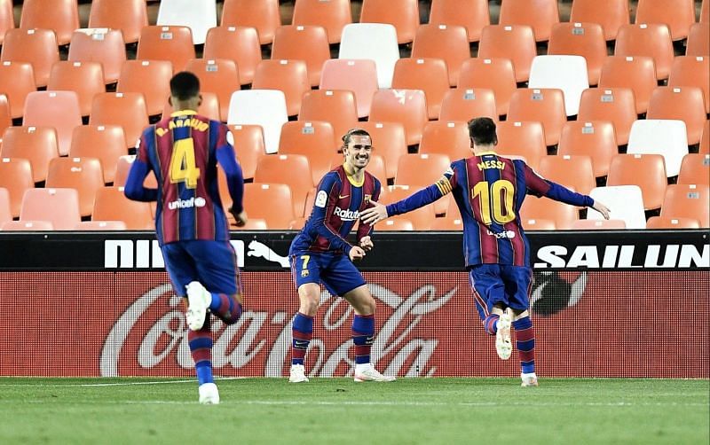 Barcelona will face the last test of their title ambitions