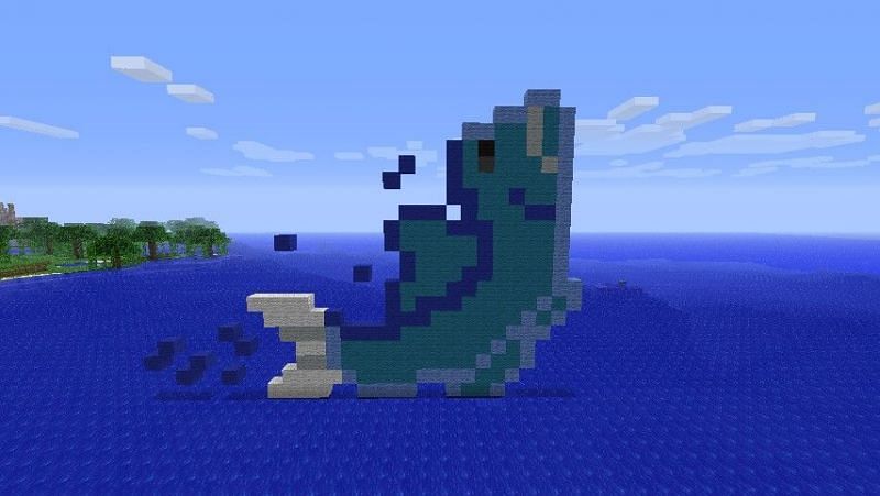 Large fish statue (Image via planetminecraft)