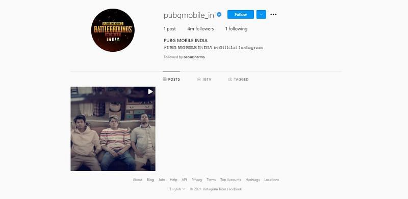 PUBG Mobile India deletes old Instagram posts