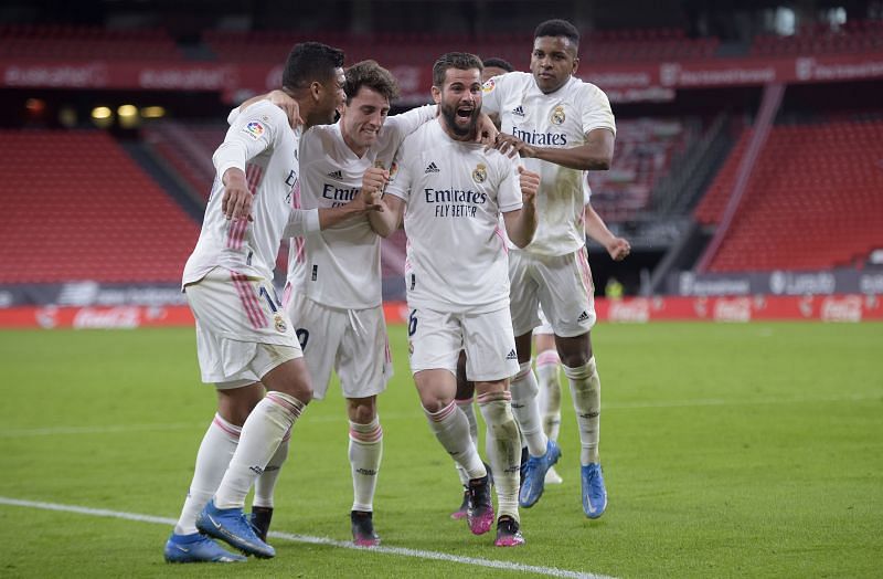 Real Madrid eked out a slender 1-0 win over Bilbao to keep their slim title hopes alive