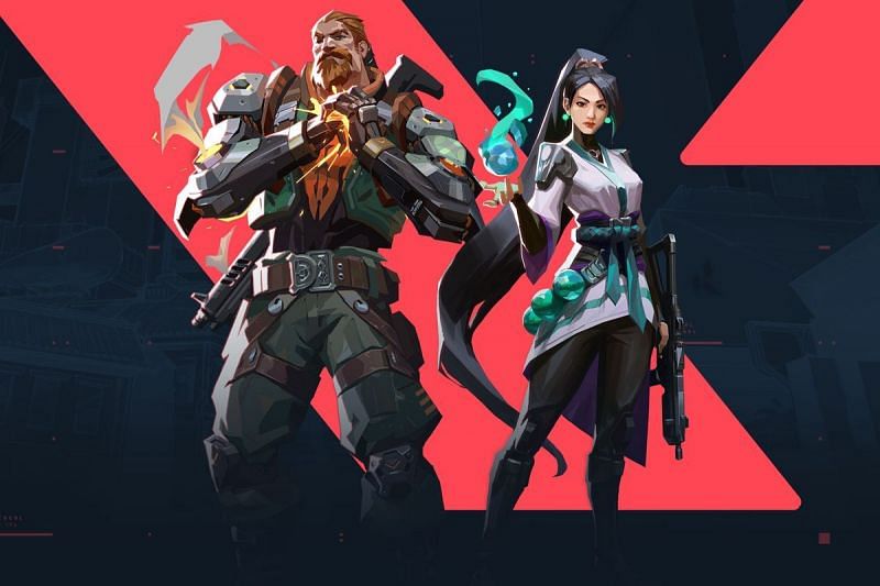 Brimstone (L) is one of the heaviest agents in Valorant (Image via Riot Games)