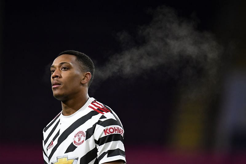 Manchester United forward Anthony Martial during a Premier League game