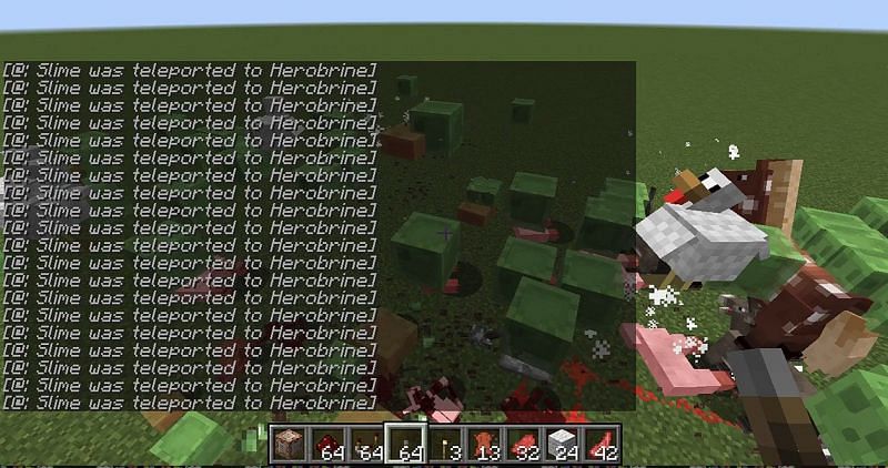 teleporting command in minecraft 1.7.1