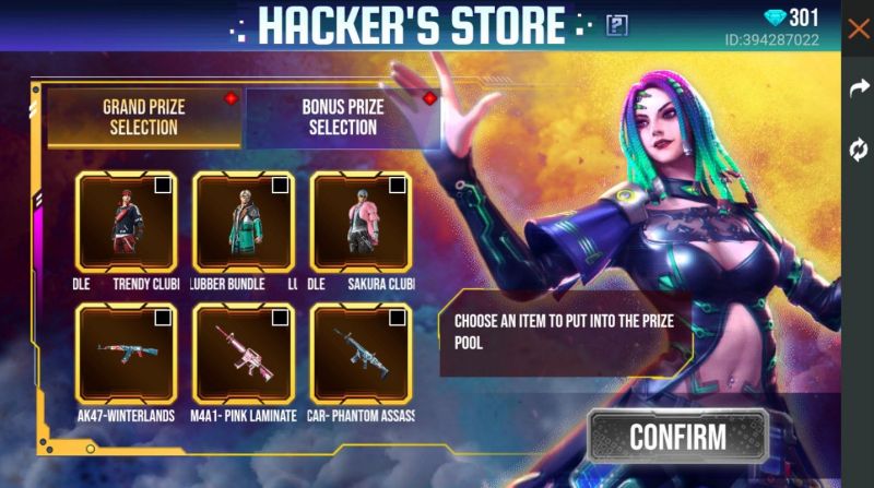 The Lush Clubber bundle is one of the Grand Prizes in the Hacker&rsquo;s Store event 