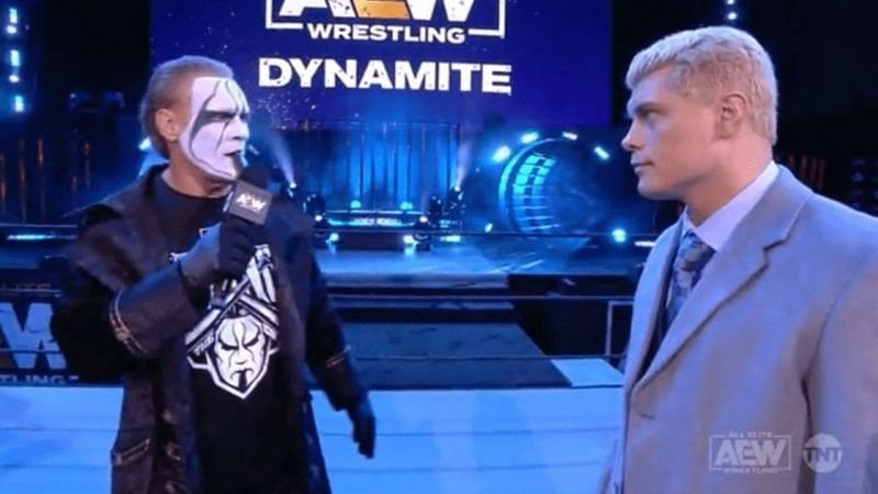 Could we see Cody Rhodes face Sting on an AEW super card in 2022?