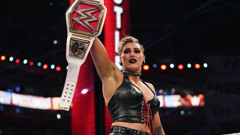 Rhea Ripley captured the RAW Women&#039;s Championship for the first time in her WWE career at WrestleMania 37 Night Two