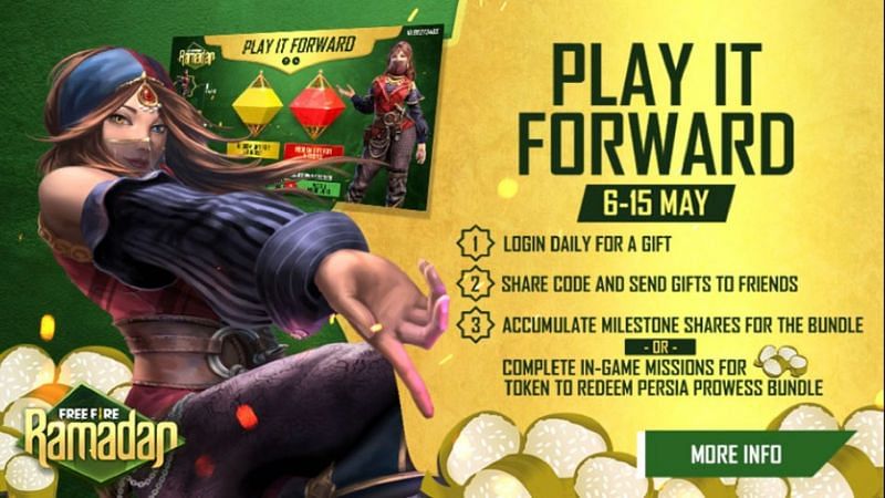 Persia Prowess bundle in Free Fire (Image via Free Fire)