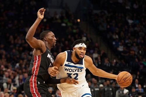 Bam Adebayo and Karl-Anthony Towns