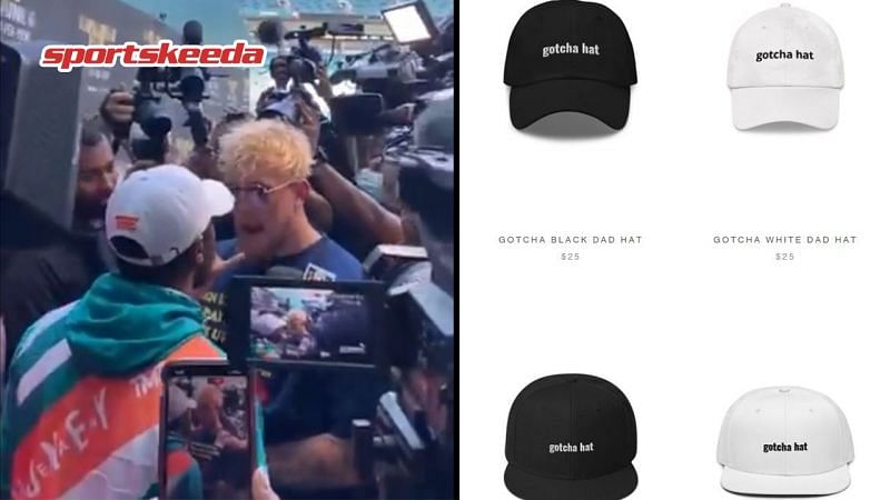 Jake Paul Launches Gotcha Hat Merchandise After An Altercation With Floyd Mayweather During A Press Conference