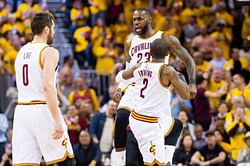 Which team has the most 3-pointers in an NBA playoff game?