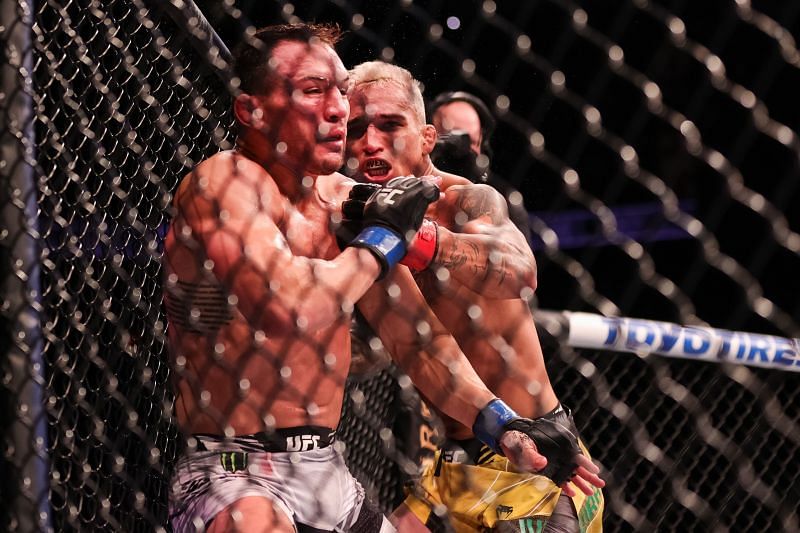 Charles Oliveira knocked Michael Chandler out in the second round of their clash at UFC 262.