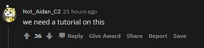 Longest tutorial ever (Image via Reddit)