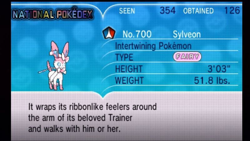 Sylveon, Wiki Pokédex