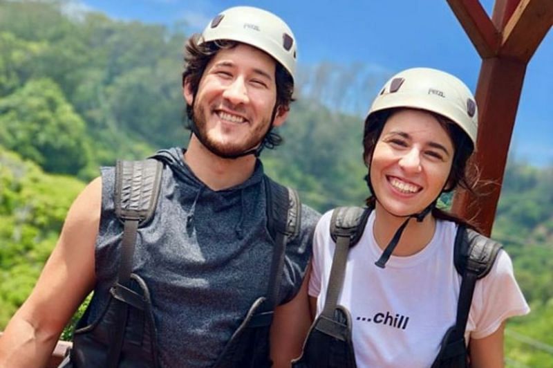 Markiplier with girlfriend Amy Nelson (Image via VeryCeleb)