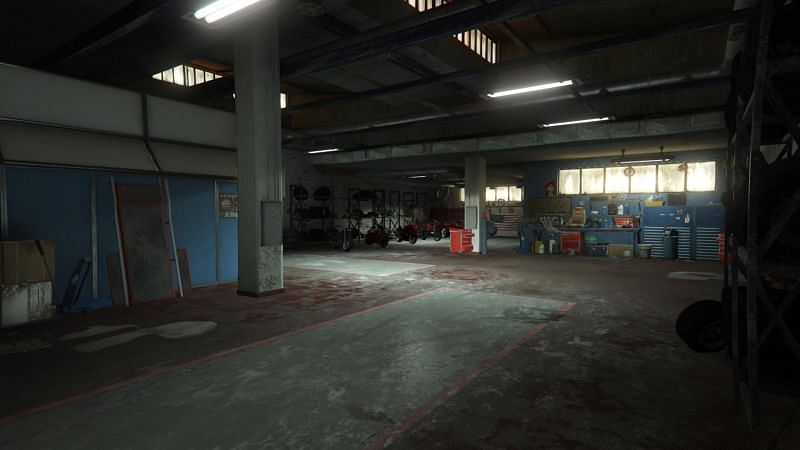 The MC Clubhouse has a huge garage (Image via gtabase)