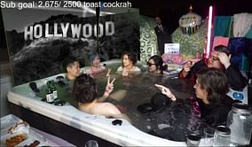 Pokimane, Disguised Toast and others play “Never Have I ever” during hot-tub stream, shocking revelations surface