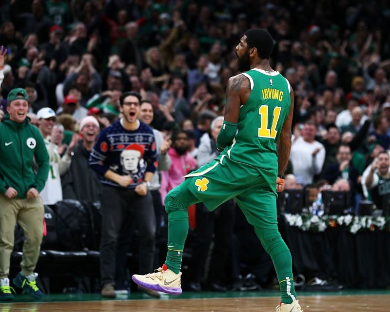 Kyrie Irving played two seasons at the Boston Celtics from 2017 to 2019