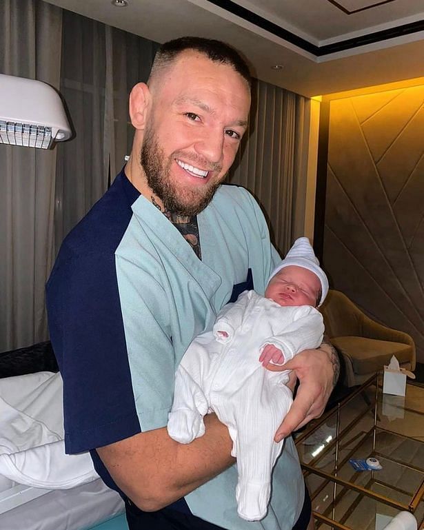 Conor McGregor with his youngest son, Rian (Image courtesy - McGregor&#039;s Instagram)