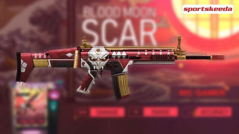 Free Fire players can get the Scar Blood Moon weapon loot crate using the latest redeem code