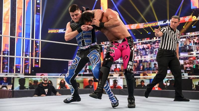 Seth Rollins feuded with the Mysterio family throughout 2020