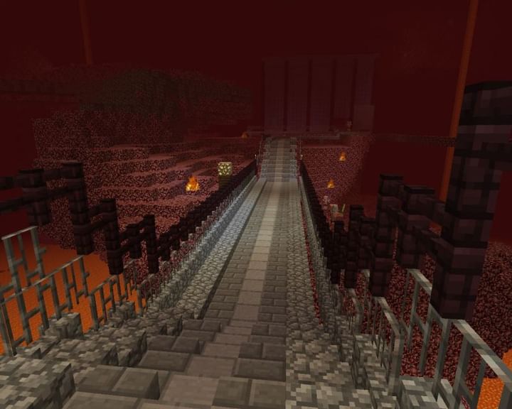 Minecraft how to easily travel in the Nether