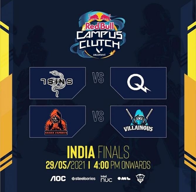 Red Bull Campus Clutch Valorant India finals: 7SINS and Villainous won the semi-finals