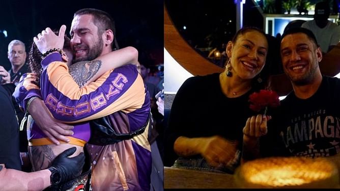 Who is Cris Cyborg engaged to and what does her fiance do?