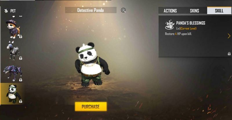 Detective Panda in Free Fire