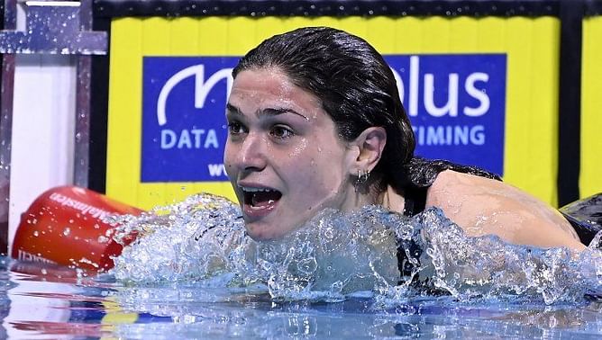 Teenager breaks 50m breaststroke world record at European Swimming Championships