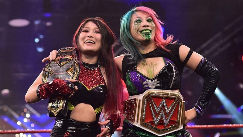Could RAW Superstar Asuka and current NXT Superstar Io Shirai be set to become a tag team on the main roster?