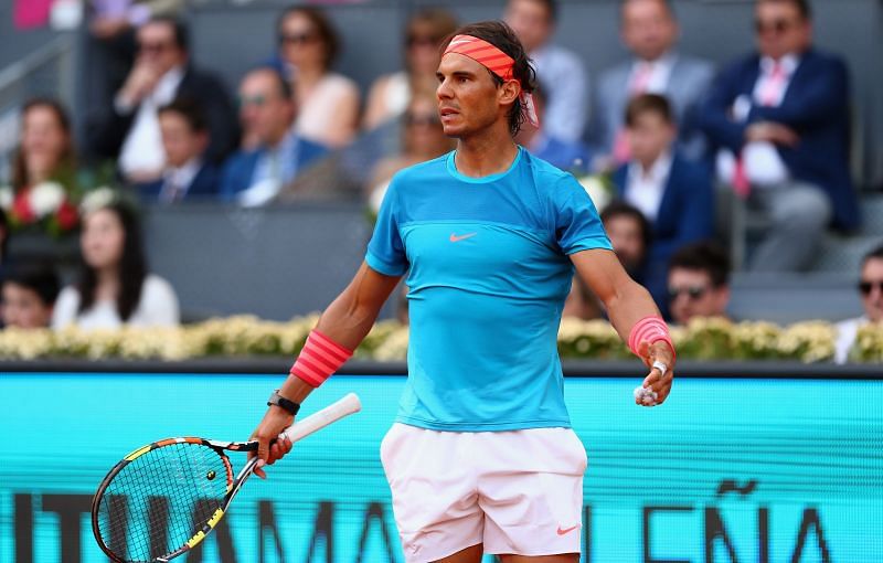 Rafael Nadal at the 2015 Mutua Madrid Open