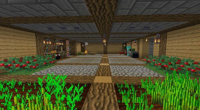 A large underground survival bunker stacked with crops for sustainability (Image via u/PandaRX8 on Reddit)