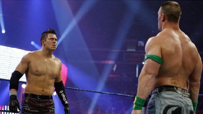 The Miz never looked like winning against John Cena