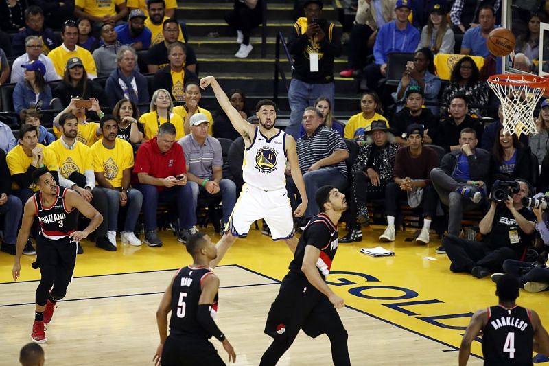 Klay Thompson once drained 11 threes in an NBA playoff game