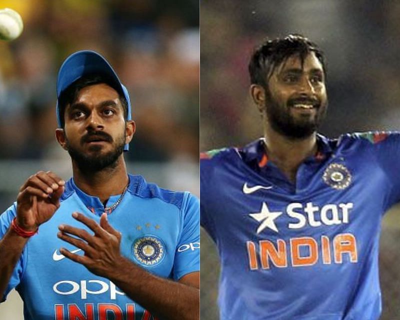 Vijay Shankar (L) and Ambati Rayudu