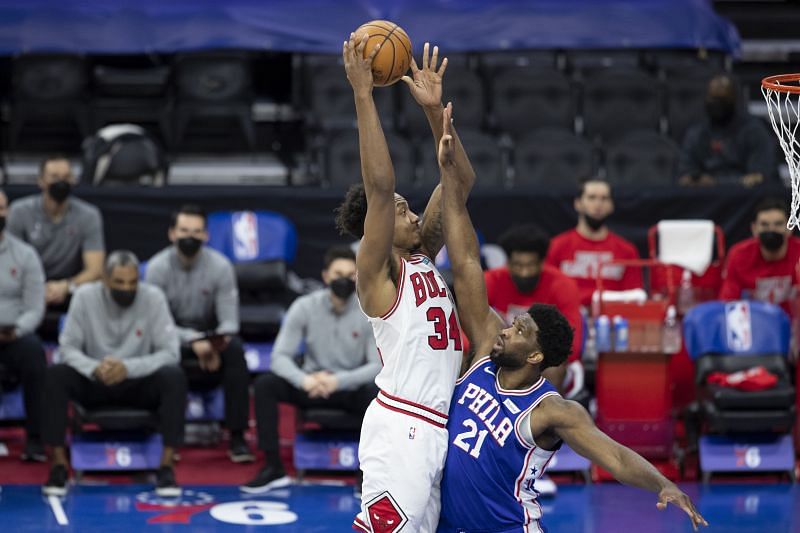 Joel Embiid in action