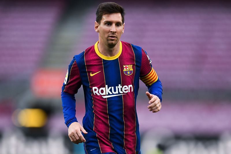 2020-21 Barcelona Fourth S/S No.10 Messi LA LIGA 20-21 jersey