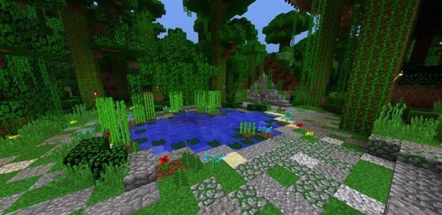 Jungle pool (Image via beeboom)
