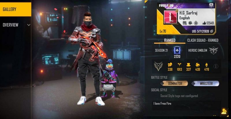 Helping Gamer&#039;s Free Fire ID is 517121909