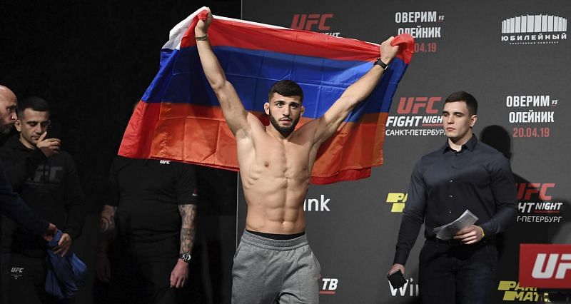 Arman Tsarukyan entered the UFC rankings after Paul Felder&#039;s retirement