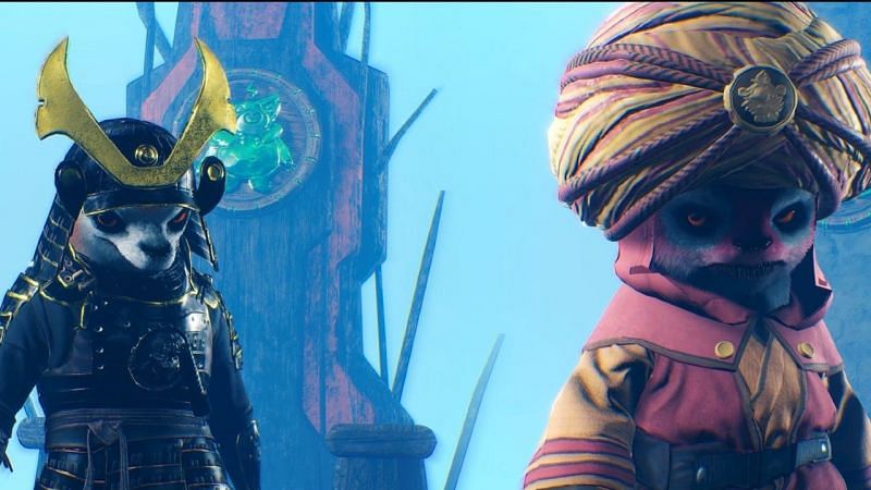 Biomutant has an aura system, which is similar to the morality system in other open-world action RPGs (Image via THQ Nordic)