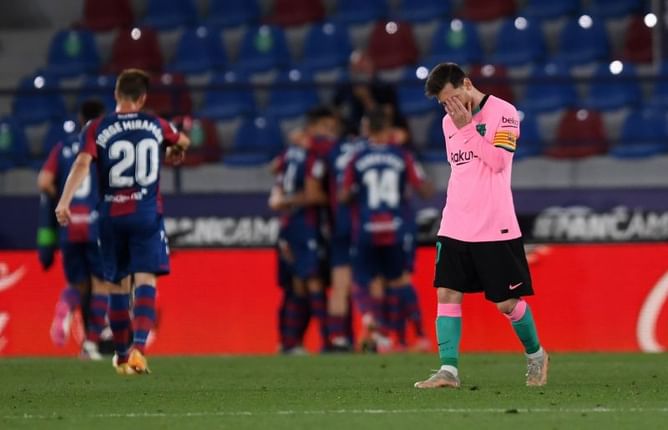 Levante 3-3 Barcelona: Player Ratings as miserable second-half performance sees Catalans' title bid in tatters | La Liga 2020-21