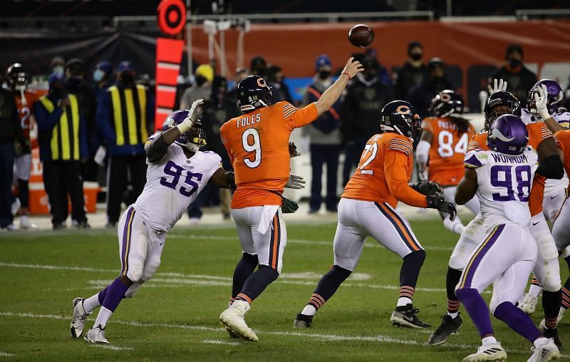 Nick Foles with the Chicago Bears